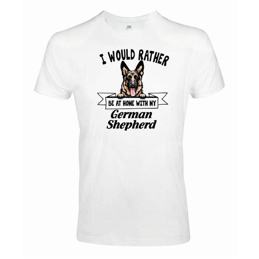 German shepherd Kikande hund t-shirt - Rather be with... - Highstreet.se