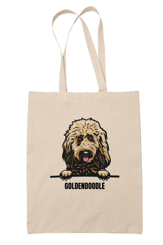Goldendoodle tygkasse hund shopping väska Tote bag