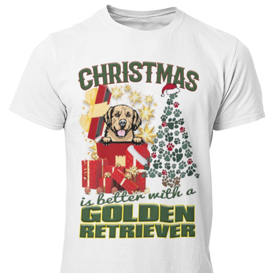 Golden retriever Jul  hund t-shirt - Highstreet.se