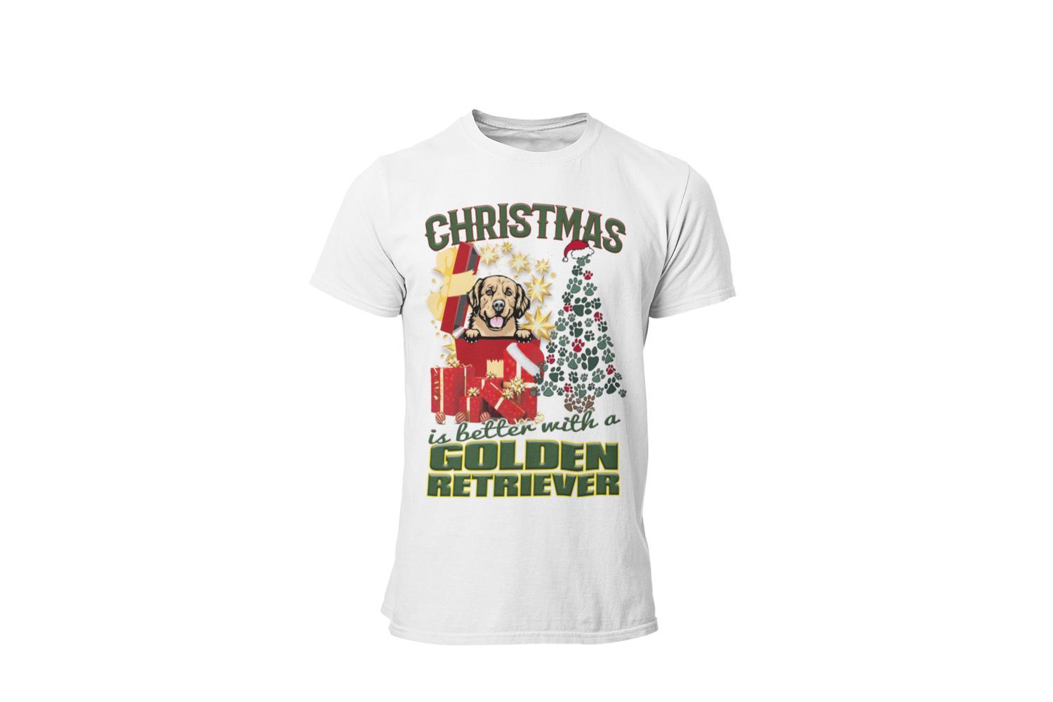 Golden retriever Jul  hund t-shirt - Highstreet.se