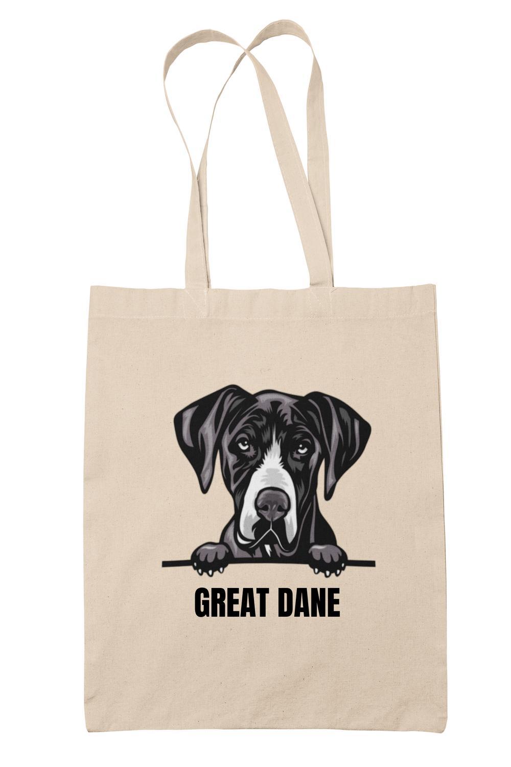 Great Dane Grand danois tygkasse hund shopping väska Tote bag