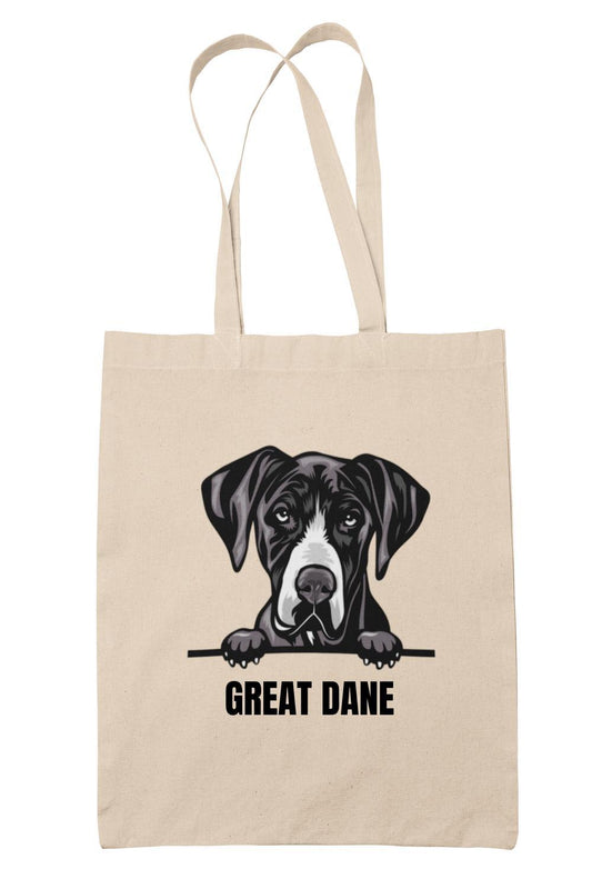 Great Dane Grand danois tygkasse hund shopping väska Tote bag