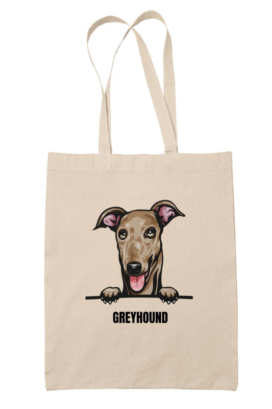 Greyhound tygkasse hund shopping väska Tote bag