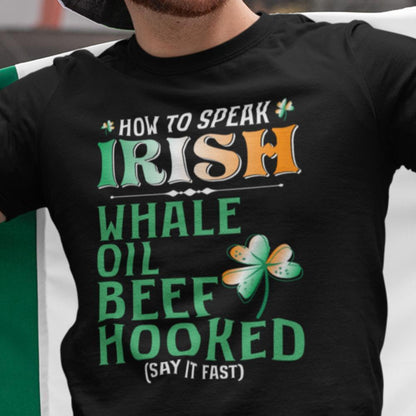 How to speak Irish t-shirt Rolig design St Patrick - Highstreet.se