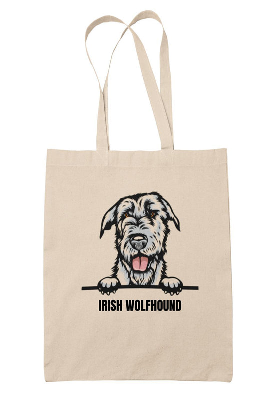 Irish Wolfhound tygkasse hund shopping väska Tote bag