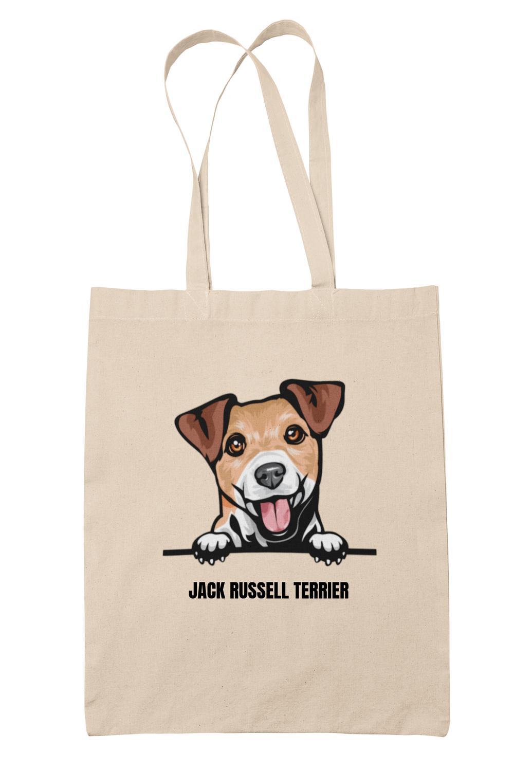 Jack Russell terrier tygkasse hund shopping väska Tote bag