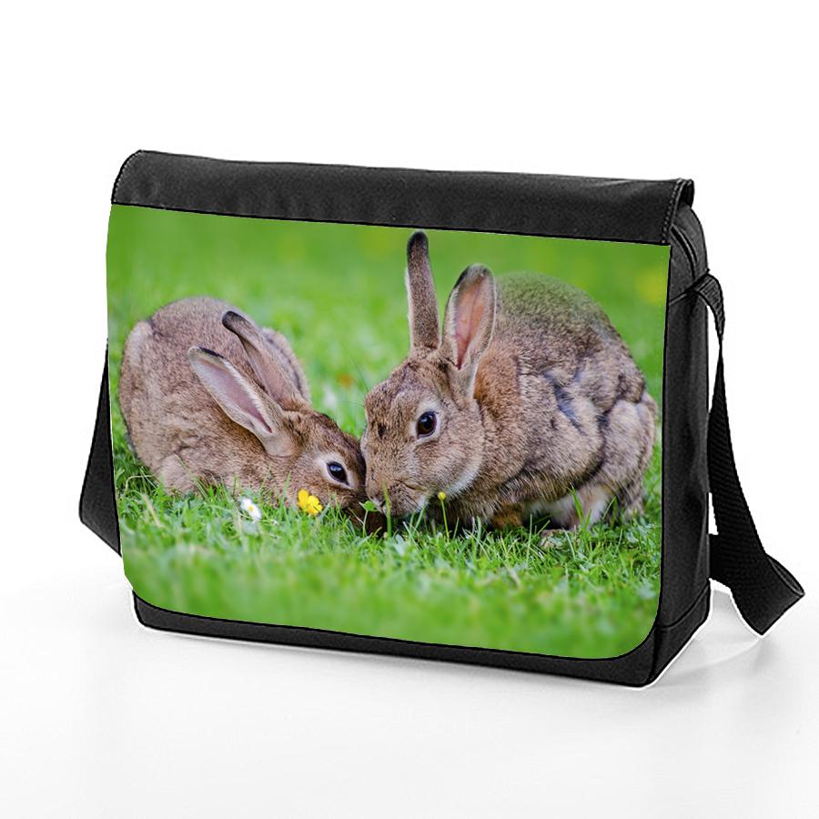 Kanin väska med axelrem - Messenger Bag - Highstreet.se