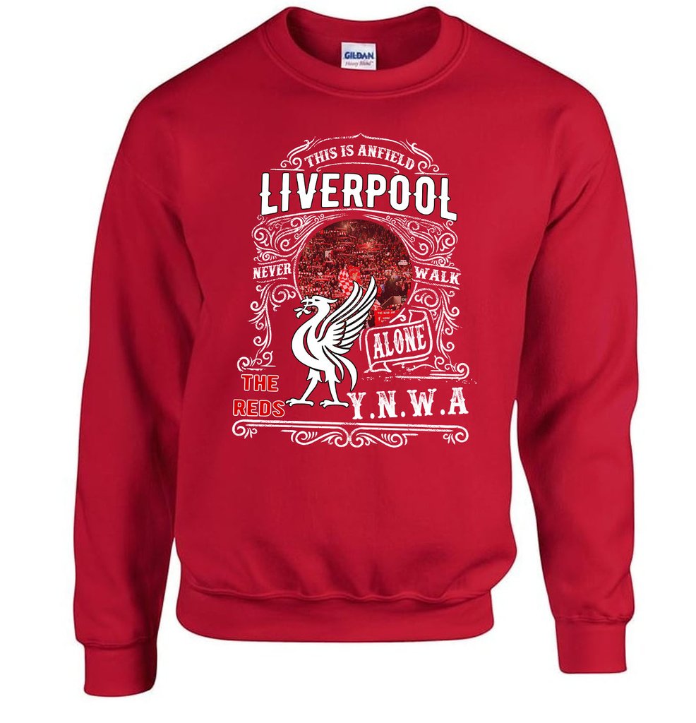 Liverpool vintage stil Sweatshirt- YNWA - Highstreet.se