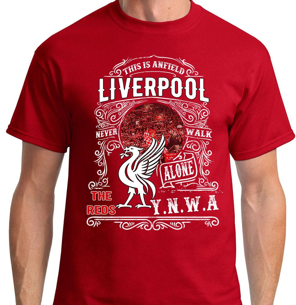 Liverpool vintage stil t-shirt - YNWA - Highstreet.se