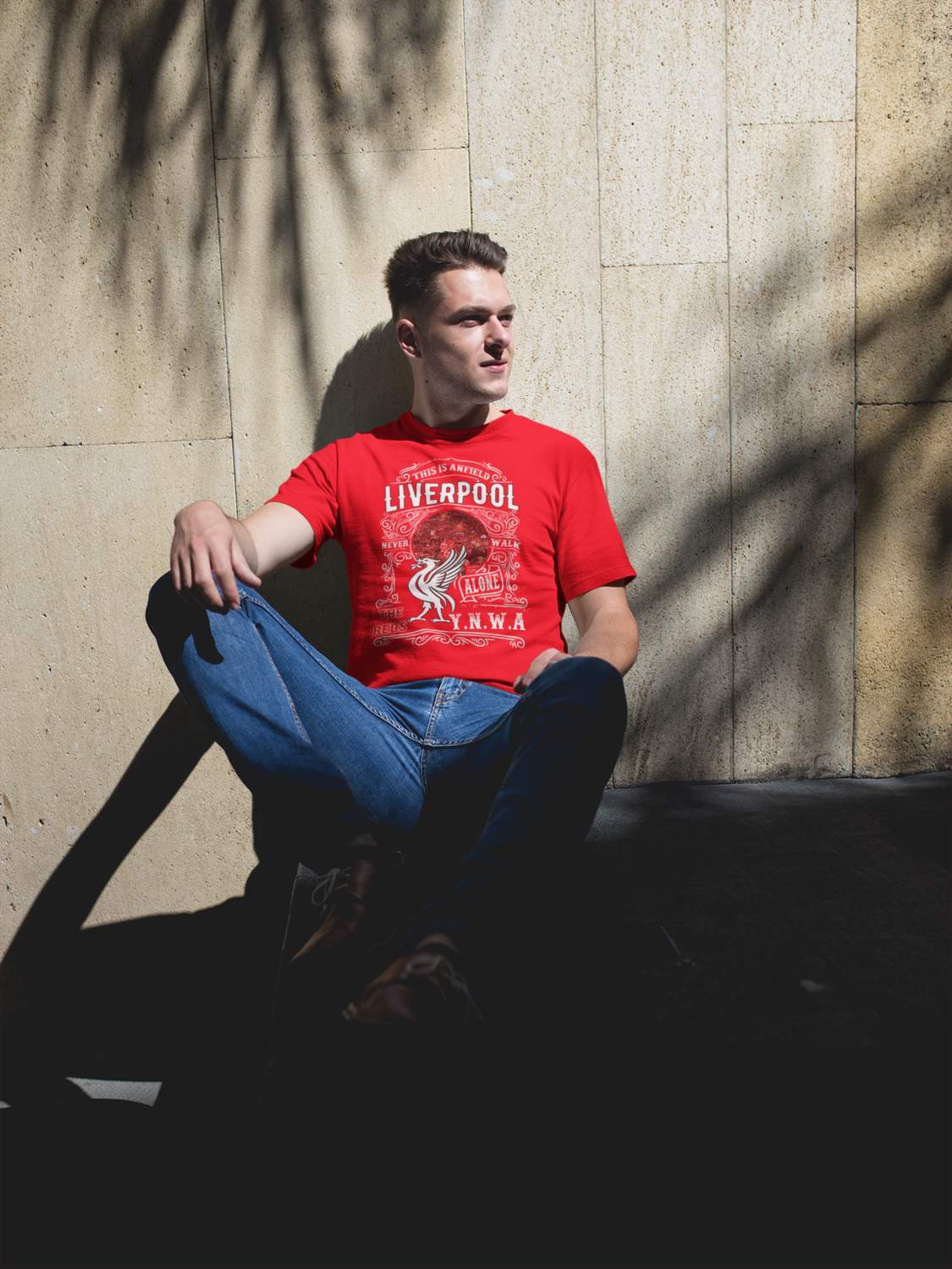 Liverpool vintage stil t-shirt - YNWA - Highstreet.se