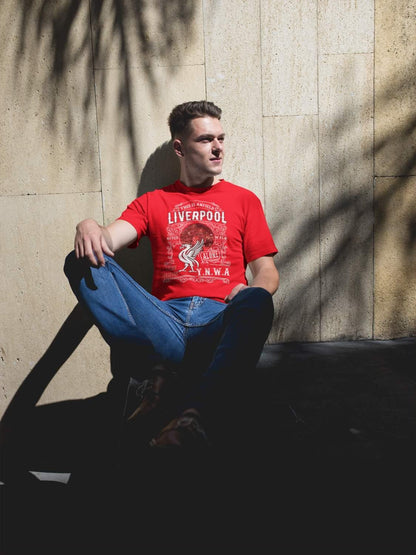 Liverpool vintage stil t-shirt - YNWA - Highstreet.se