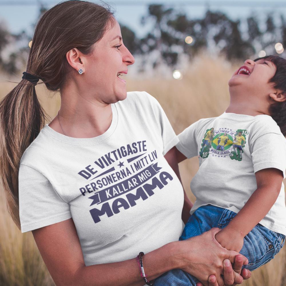 Mamma T-shirt Viktigaste personerna i mitt liv kallar mig mamma - Highstreet.se