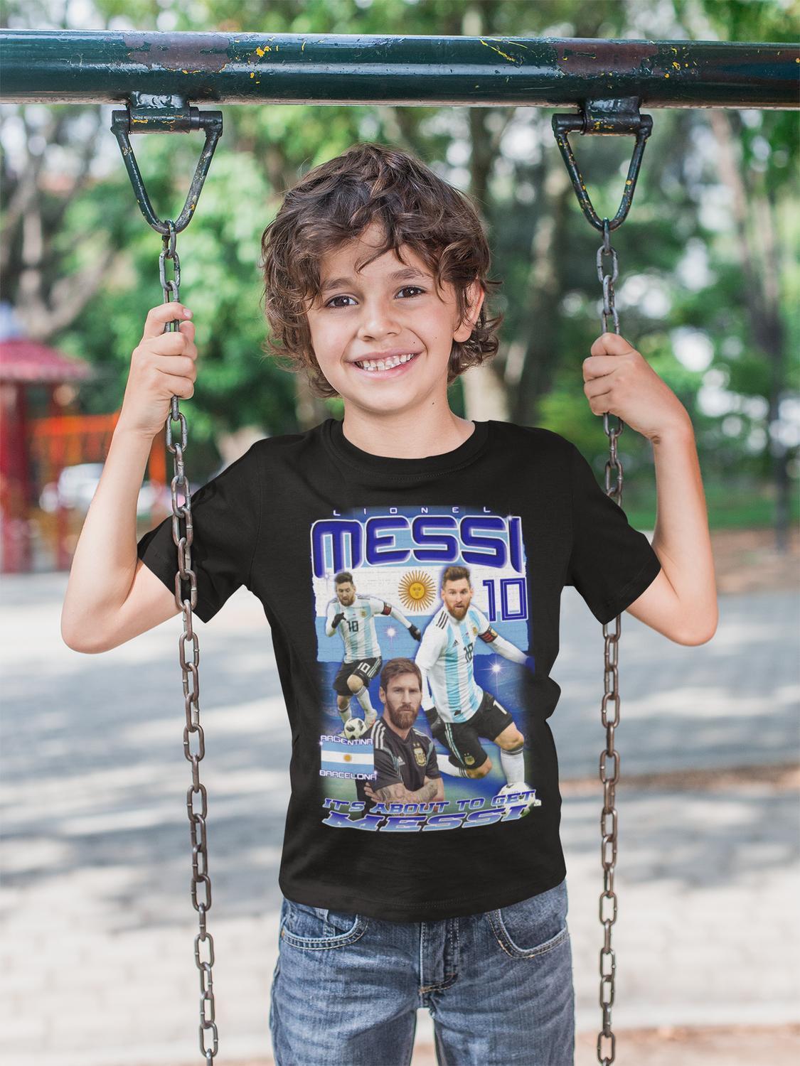 Messi Svart T-shirt - Argentina spelare tröja - Highstreet.se