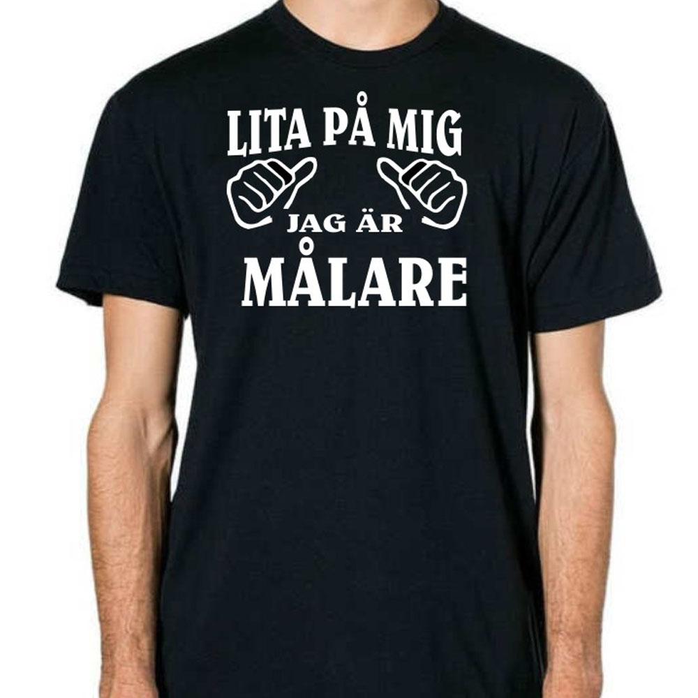 Målare T-shirt  - Lita på mig jag är Målare - Highstreet.se