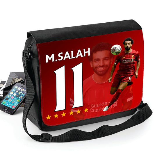 skolväska med Salah liverpool design messenger bag