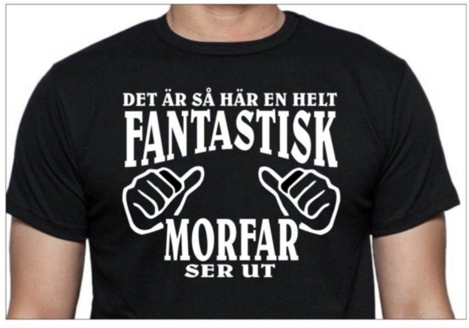 Morfar T-shirt - svart - Hur en helt fantastisk Morfar ser ut - Highstreet.se