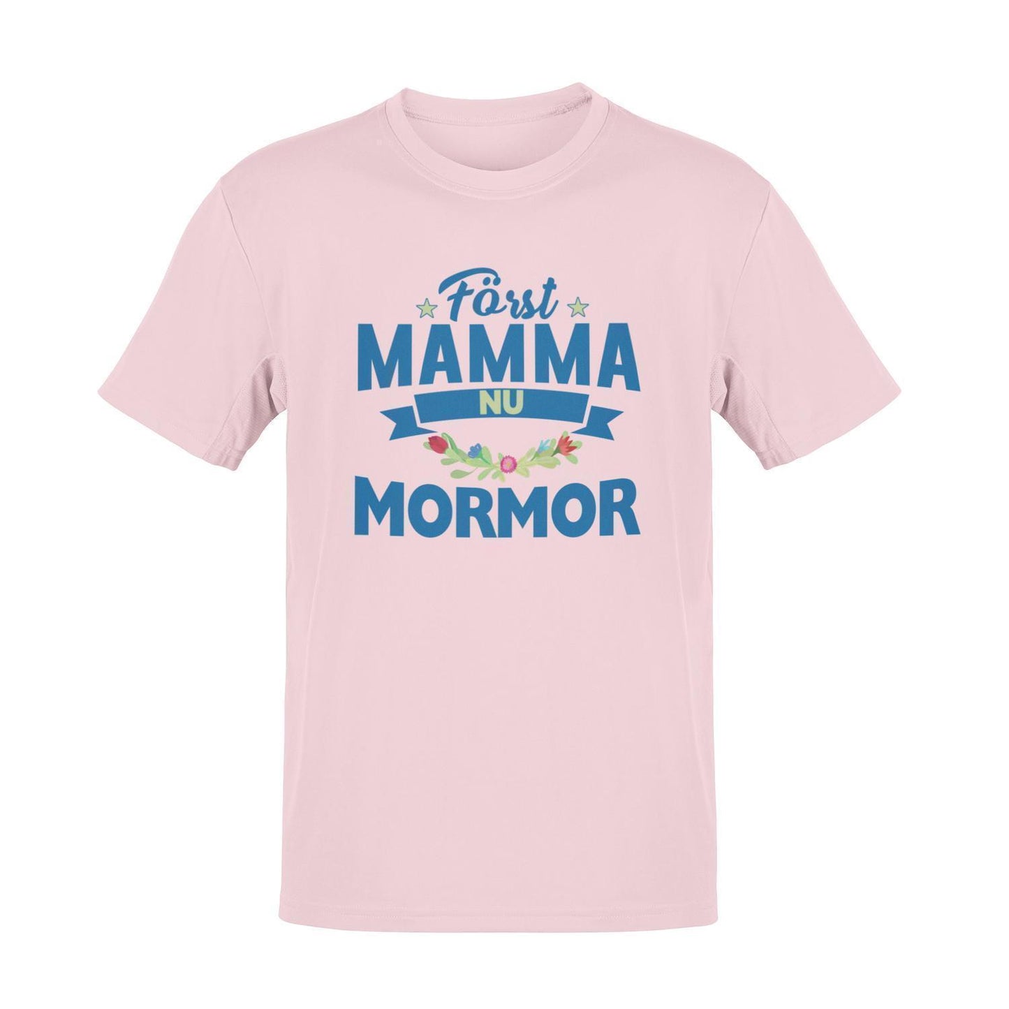 Mormor T-shirt med först mamma nu mormor Rosa t-shirt - Highstreet.se