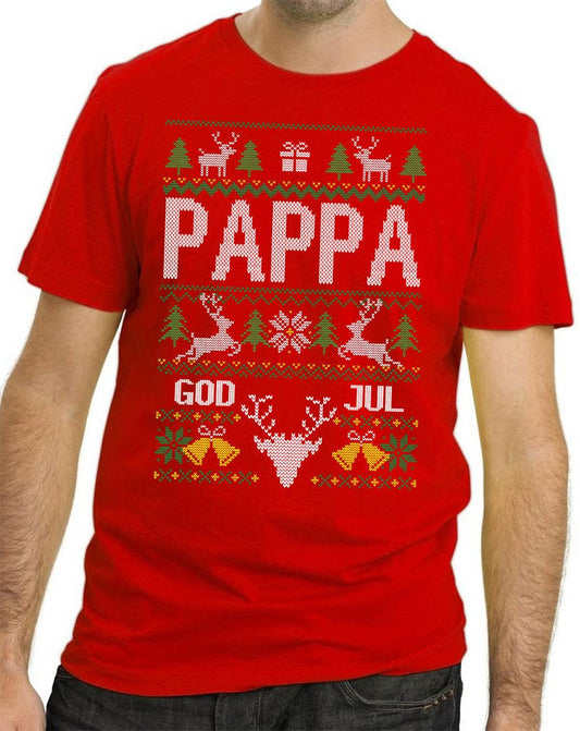 Pappa Jul t-shirt ugly sweater