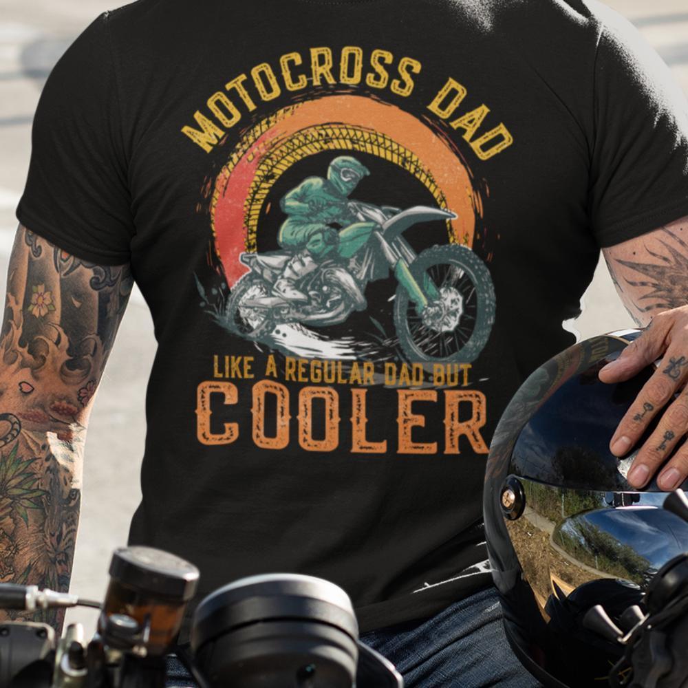 Pappa t-shirt Motocross dad motorcykel design - Highstreet.se