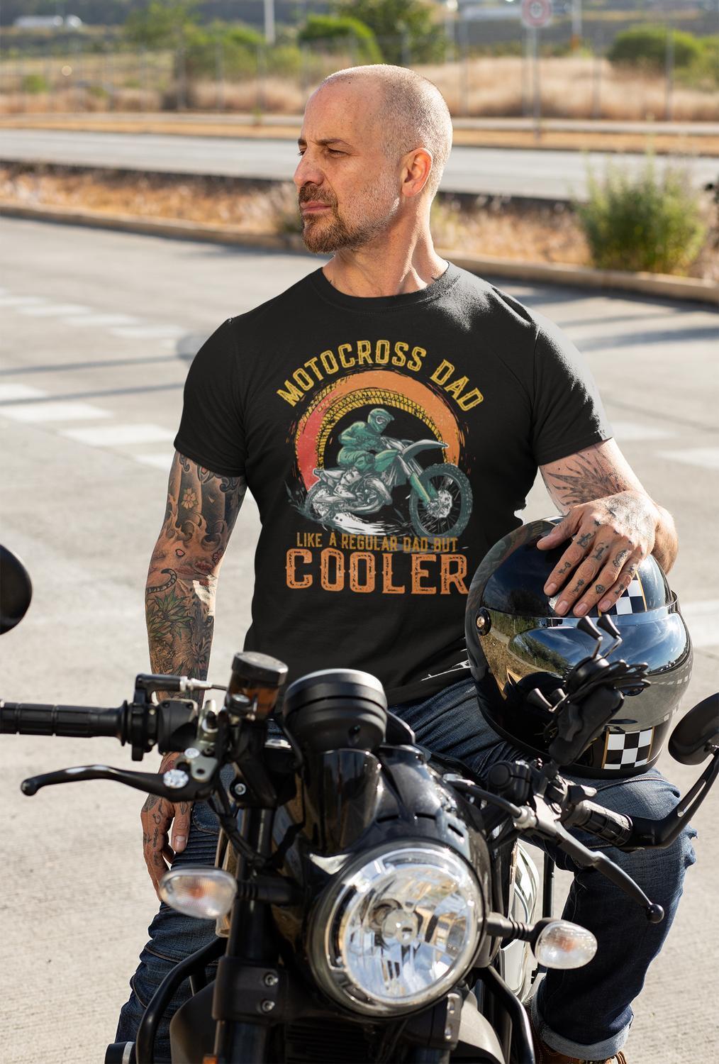 Pappa t-shirt Motocross dad motorcykel design - Highstreet.se