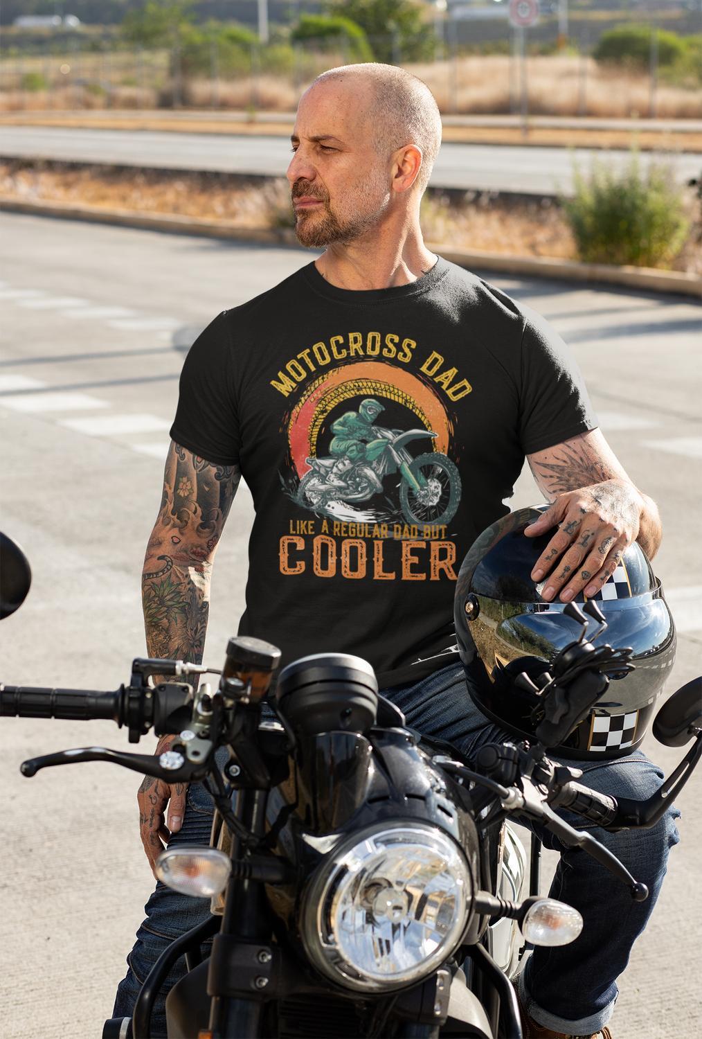 Pappa t-shirt Motocross dad motorcykel design - Highstreet.se