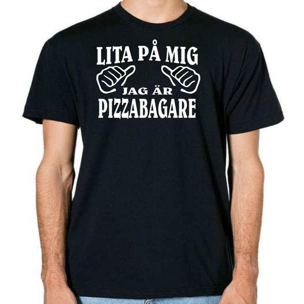 Pizzabagare T-shirt  - Lita på mig jag är pizzabagare
