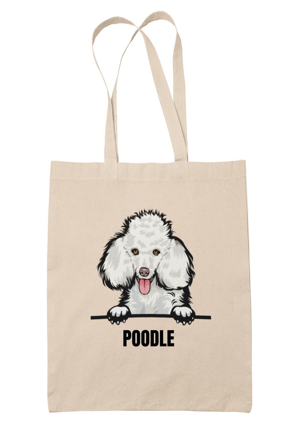 Poodle tygkasse hund shopping väska Tote bag pudel
