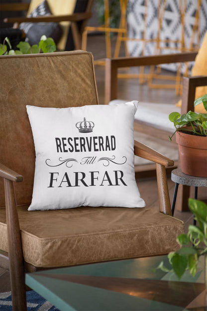 Reserverad till Farfar kuddfodral 40x40cm - Highstreet.se