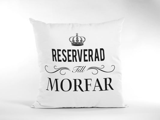 Reserverad till Morfar kuddfodral 40x40cm - Highstreet.se
