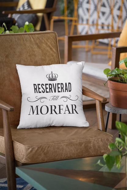 Reserverad till Morfar kuddfodral 40x40cm - Highstreet.se