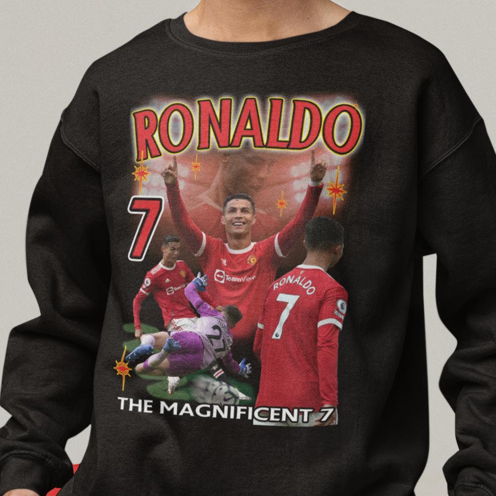 Ronaldo Sweatshirt - Man UTD & Portugal spelare tröja svart - Highstreet.se