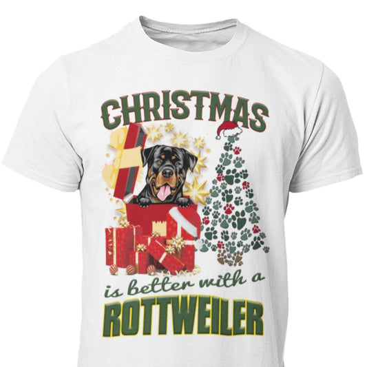 Rottweiler Jul  hund  t-shirt - Highstreet.se
