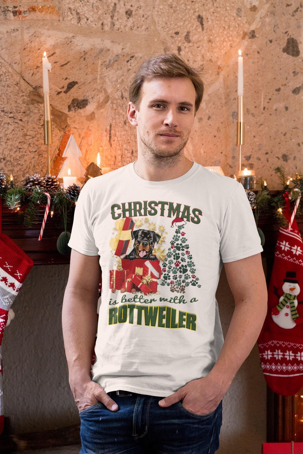 Rottweiler Jul  hund  t-shirt - Highstreet.se