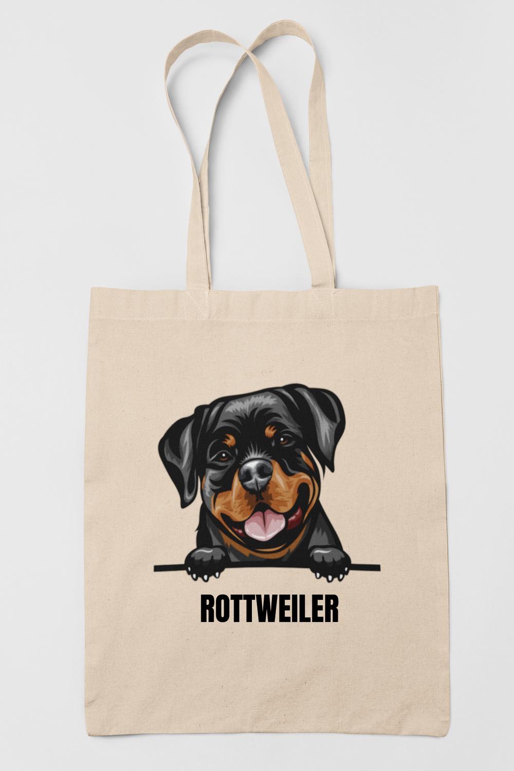 Rottweiler tygkasse hund shopping väska Tote bag