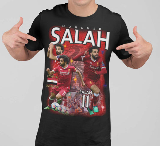 Salah - Liverpool svart t-shirt