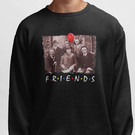 Sweatshirt till halloween med Pennywise, Jigsaw & friends - Highstreet.se
