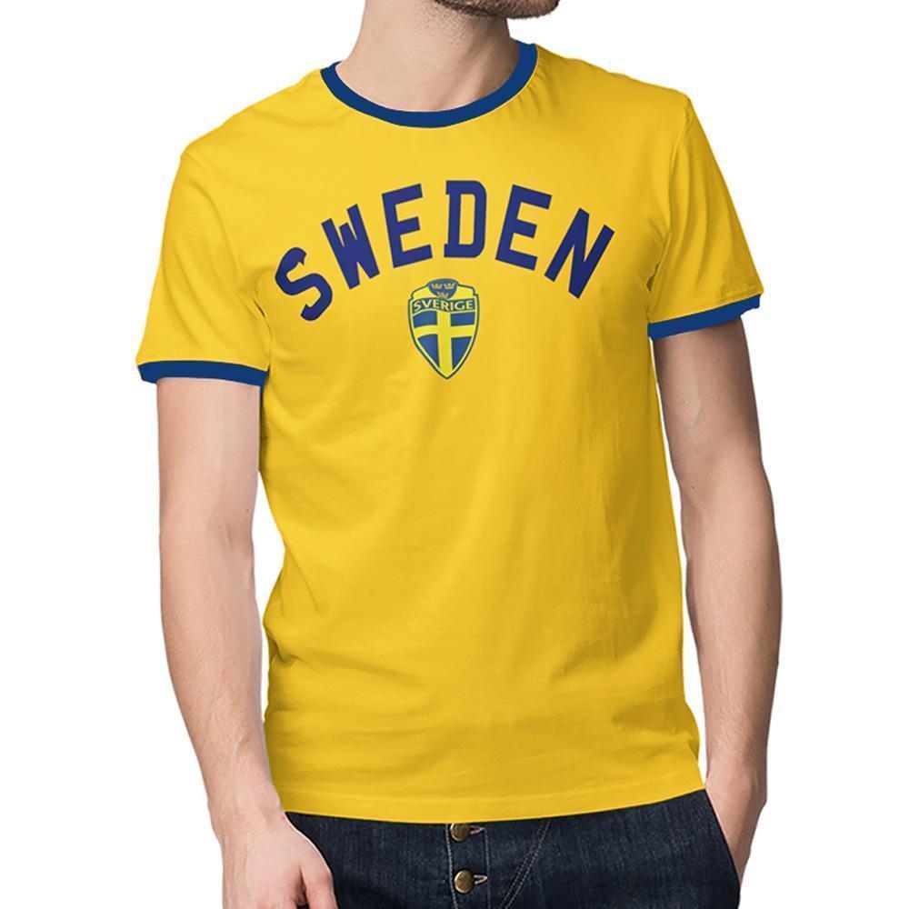 Sweden tipped t-shirt with Sverige print - Highstreet.se
