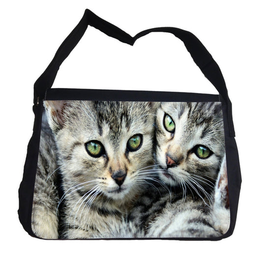 Tabby Katter bröder väska med axelrem - Messenger Bag - Highstreet.se