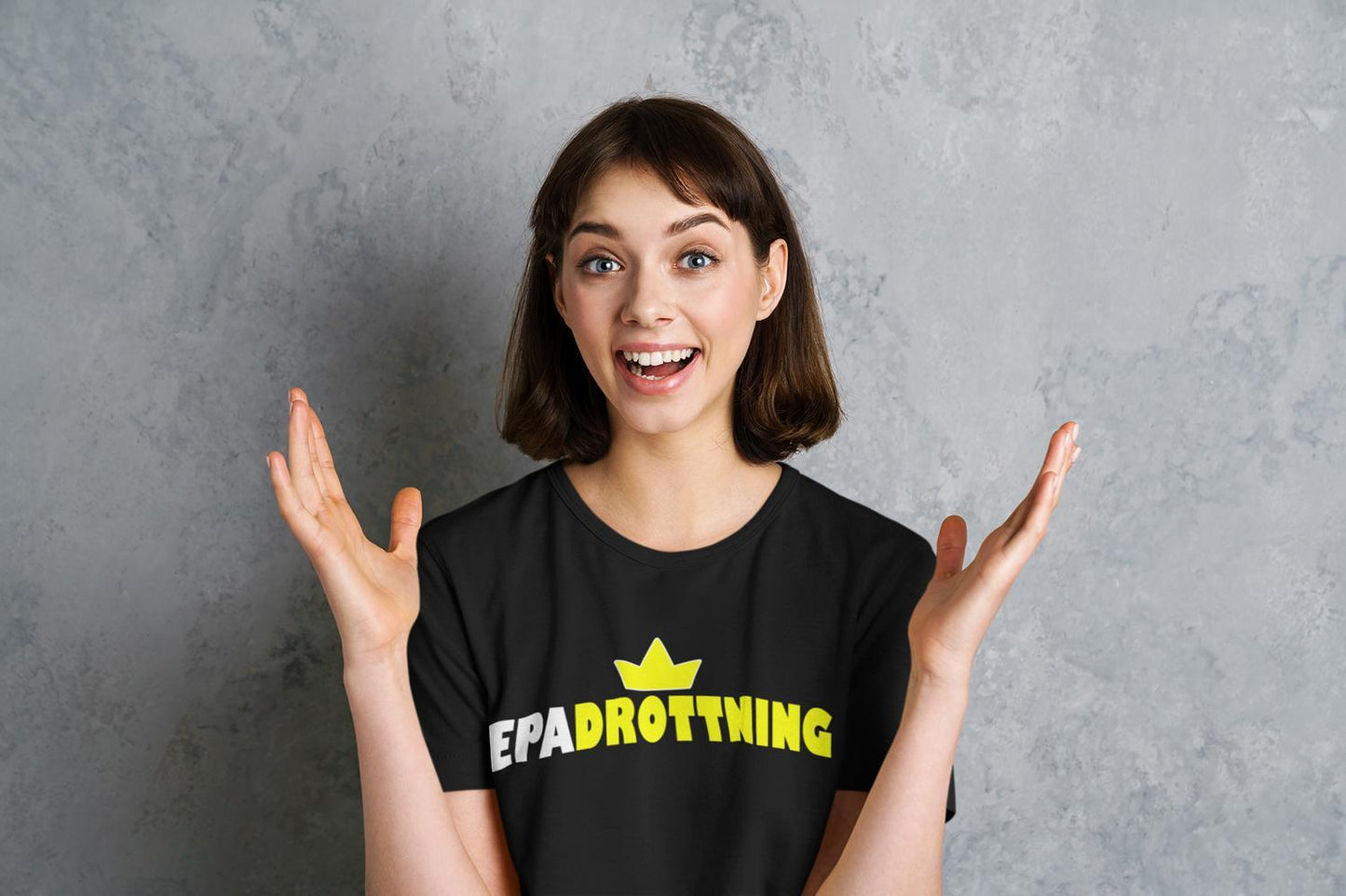 T-shirt med Epadrottning design A / epa traktor svart unisex - Highstreet.se