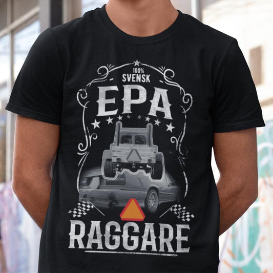 T-shirt Epa raggare vintage A traktor svart tröja - Highstreet.se