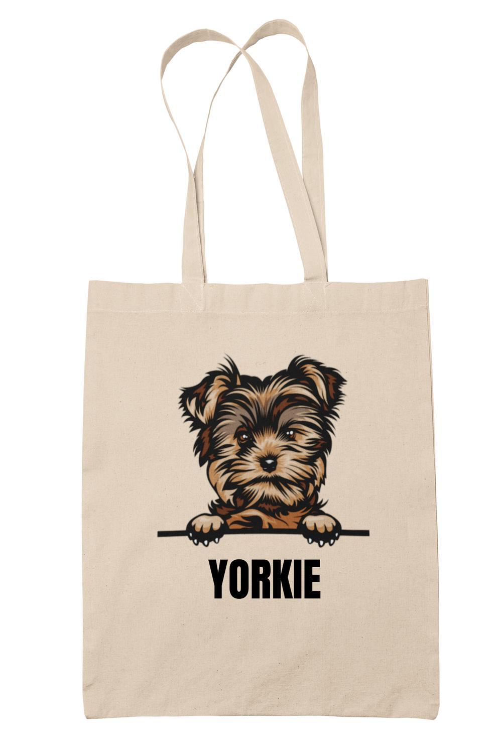 Yorkshire terrier Yorkie tygkasse hund shopping väska Tote bag