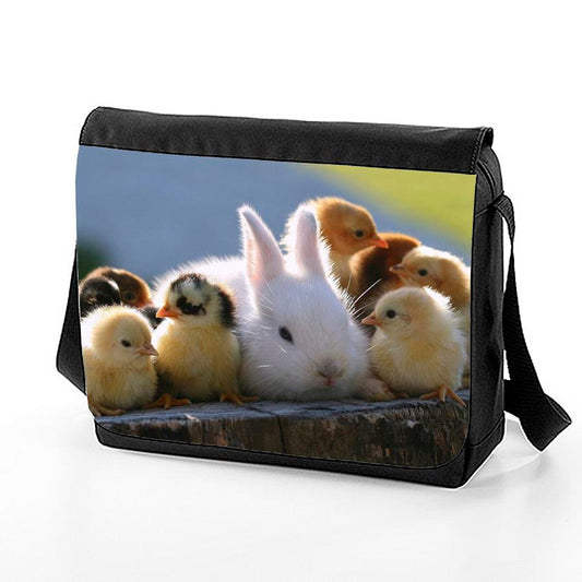 kanin kycklinar axelrems väska - Skolväska Messenger Bag - Highstreet.se